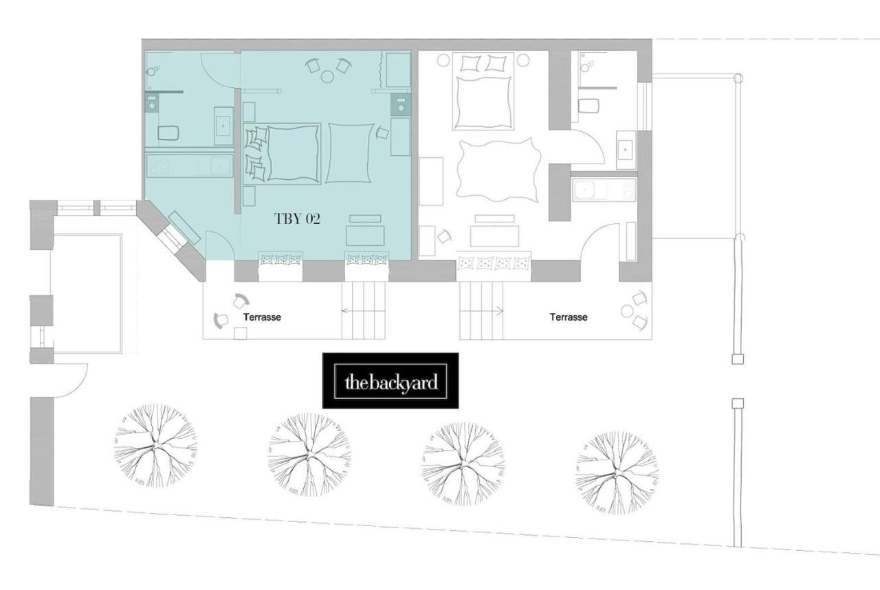 Exklusive Designferienwohnung The Backyard Tby 02 Trier Luaran gambar
